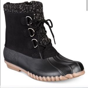 Baretraps Winter Black Duck Boots Fabulous 8
